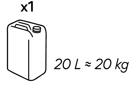 20L=20KG