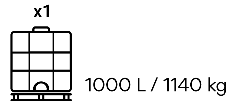 1000l=1140kg