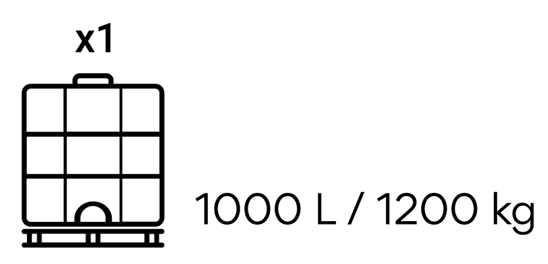 1000 L / 1200 KG