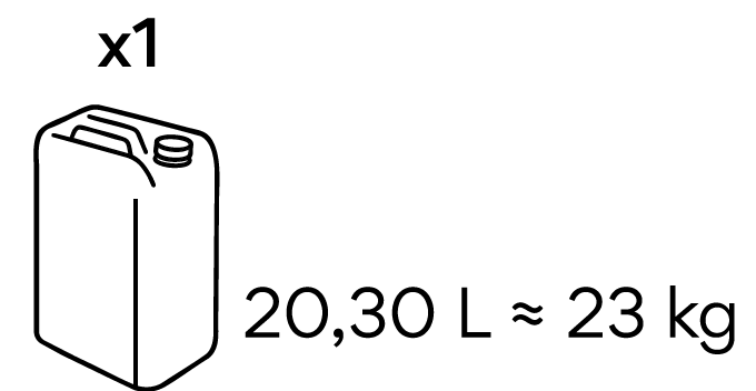 20, 30 L / 23 KG