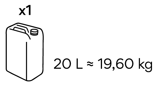 20 L / 19,60 KG