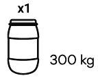 300 kg