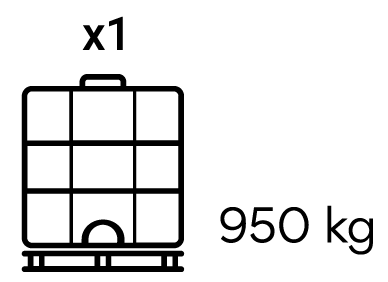 950 kg