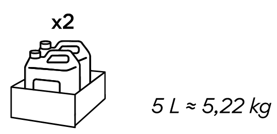 5 L / 5,22 KG