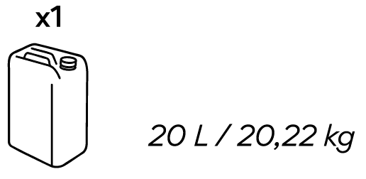 20L / 20,22 KG