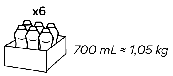 700 ML / 1,05 KG