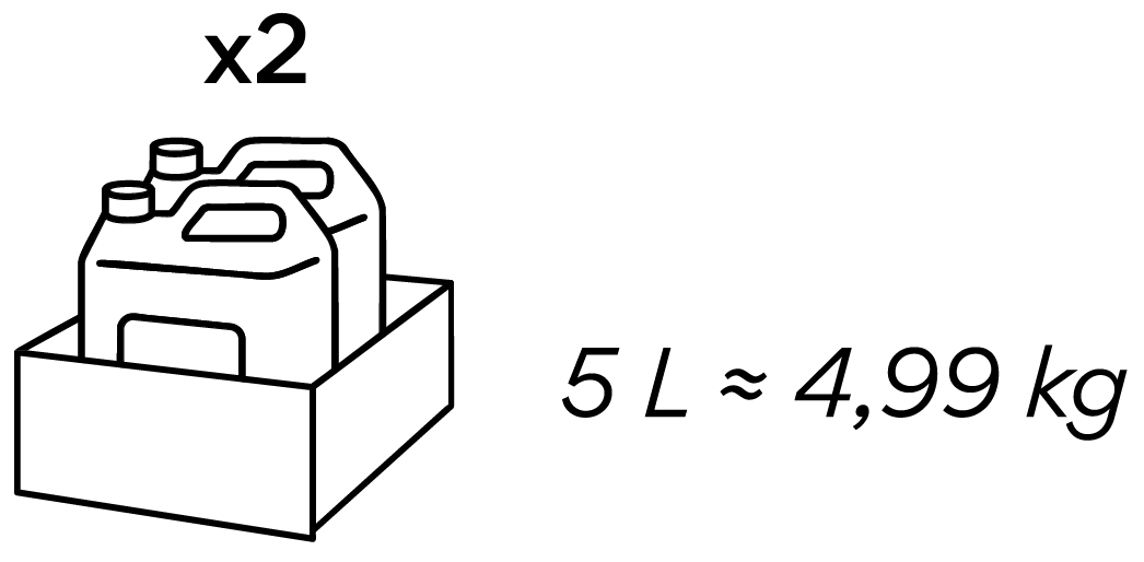 5L / 4,99 KG