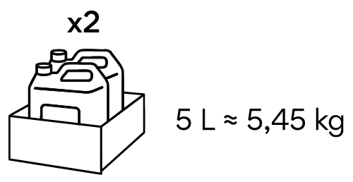 5L / 5,45KG