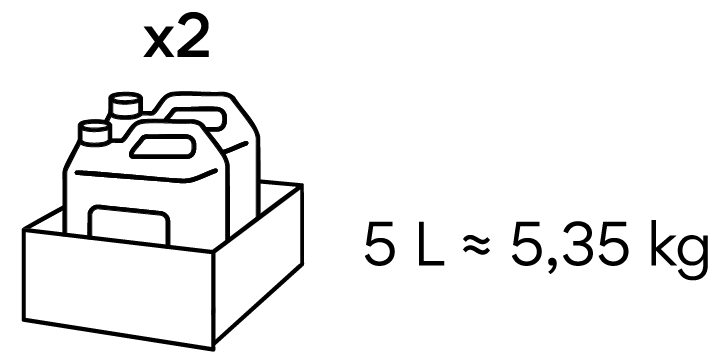5L / 5,35KG