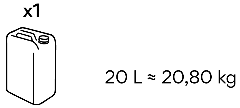 20L / 20,80KG