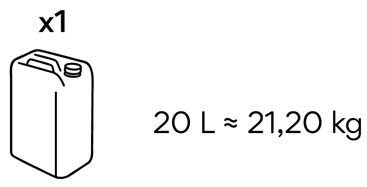 21L / 21,20KG