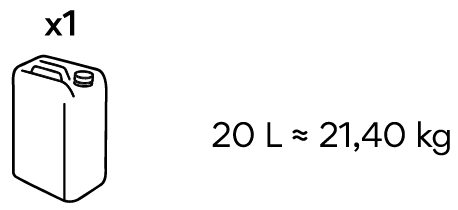 20L / 21,40KG