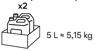 5L / 5,15KG