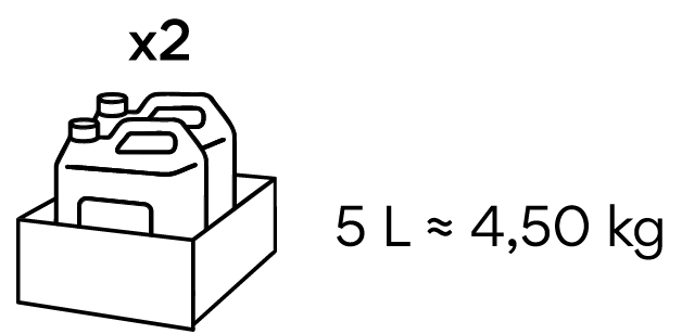 5L / 4,50 KG