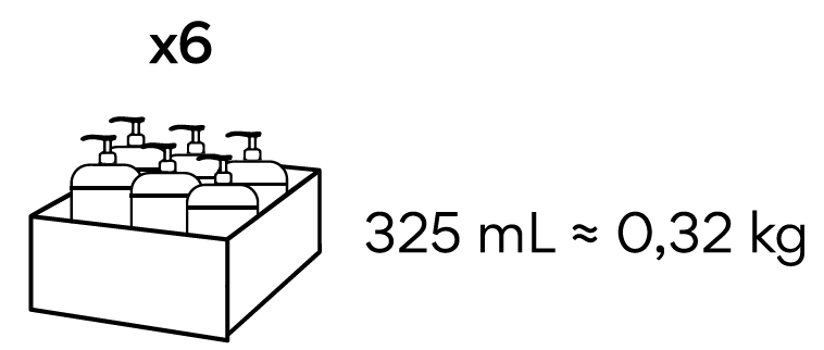 325L / 0,32KG