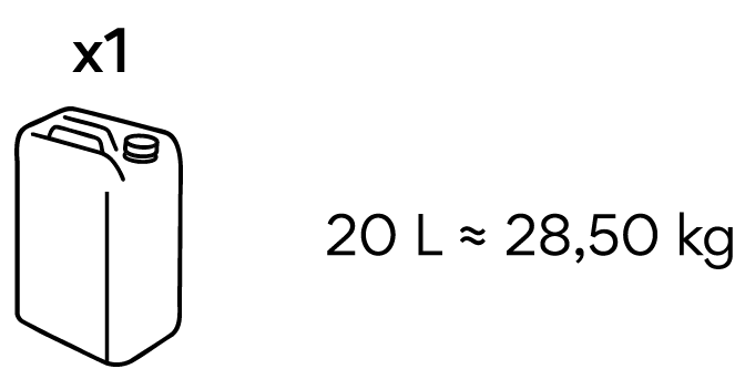 20L / 28,50KG