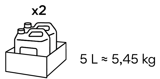 5L / 5,45KG