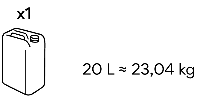 20L / 23,04KG