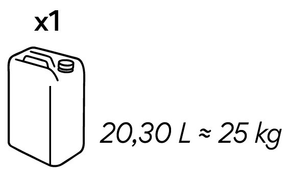 20,30L / 25KG