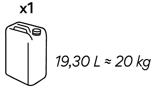 19,30L / 20KG
