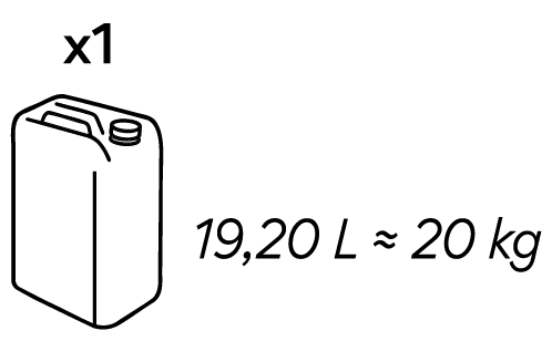 19,20L / 20KG