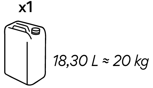 18,30L / 20KG