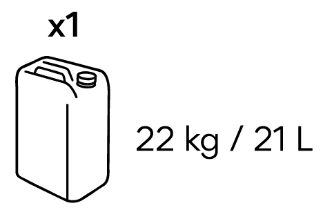 22kg / 21L