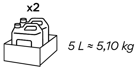 5L / 5,10KG