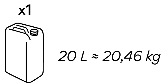 20L / 20,46KG