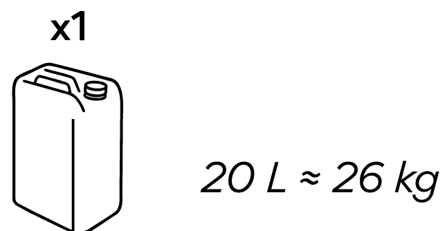 20L / 26KG